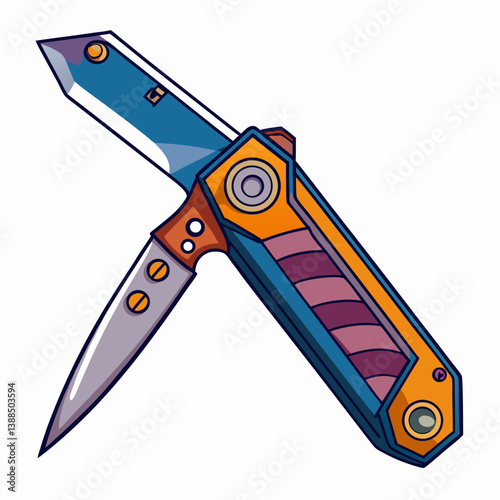 knife on white