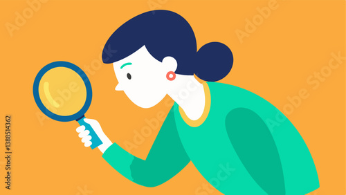 Quality Inspection A close view of a person examining the printed jewelry piece under a magnifying glass emphasizing quality control measures.