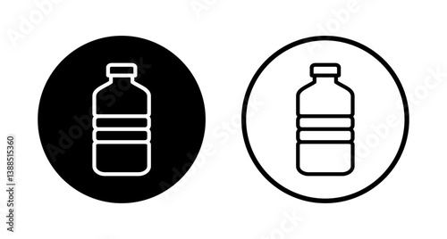Bottle icon logo design. bottle sign and symbol