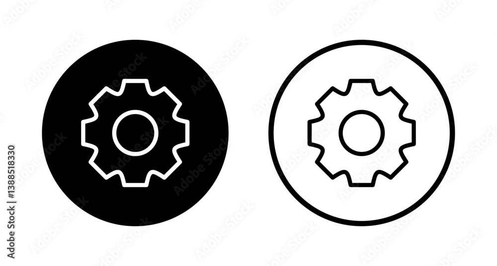 Setting icon logo design. Cog sign and symbol. Gear Sign Setting icon logo design. Cog sign and symbol. Gear Sign