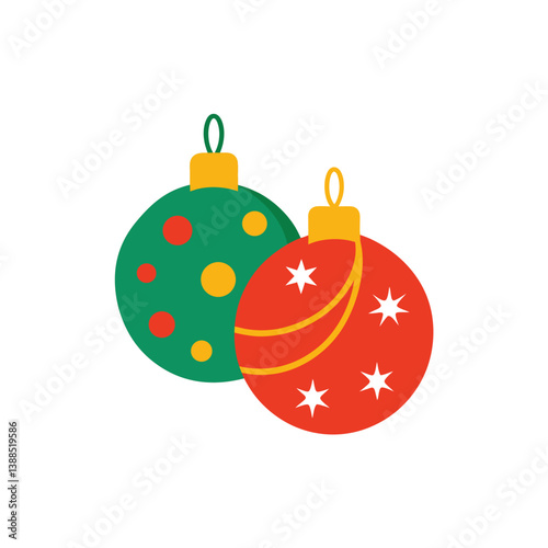 red christmas balls