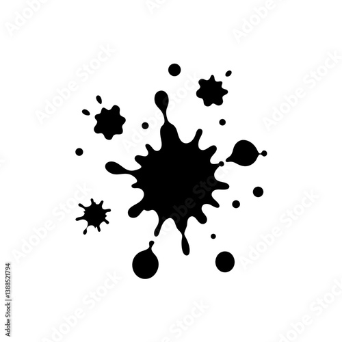 blot icon vector illustration