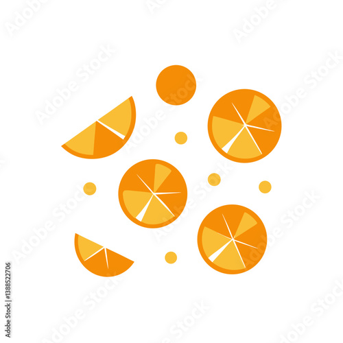 orange and lemon slices
