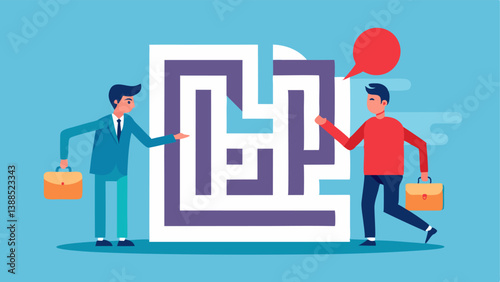 Debt Management A vector showing a financial advisor helping a young adult navigate a maze labeled DEBT while holding a sign that says Debt Relief Strategies.
