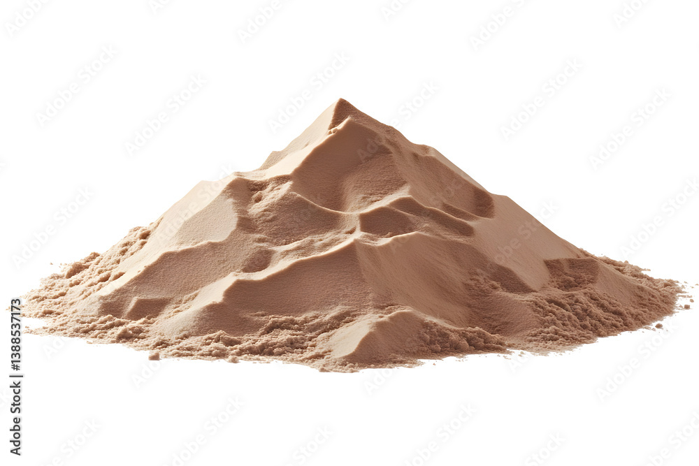 Abstract Isolated Powder Pile On Transparent Background Photorealistic Image Abstract Isolated Powder Pile On Transparent Background Photorealistic Image