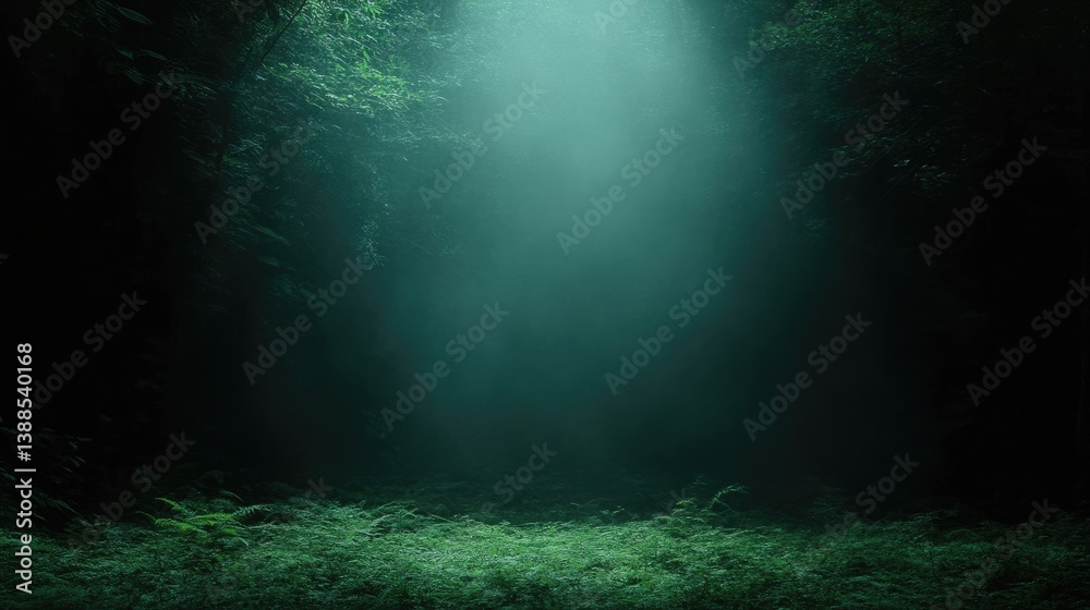 Obraz premium Mysterious Forest Clearing