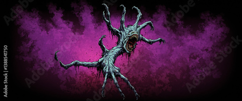 abstract single horror entity