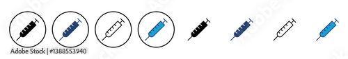 Syringe icon vector. injection icon vector.