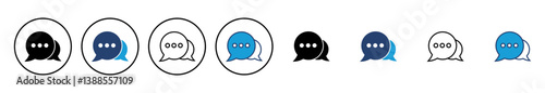 Chat icon vector. speech bubble icon. comment icon vector. message. contact us