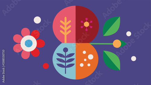 Nature Meets Science Create a split image showcasing natural elements like flowers alongside scientific representations like molecules integrating exosomes and peptides in a