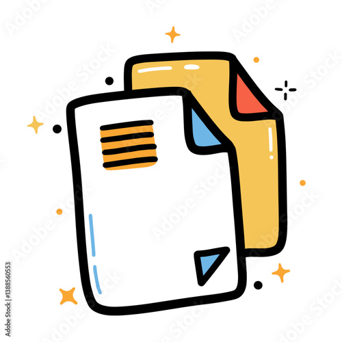 Dynamic Duplicate File Icon – Playful Design for Editing Tools and Data Management