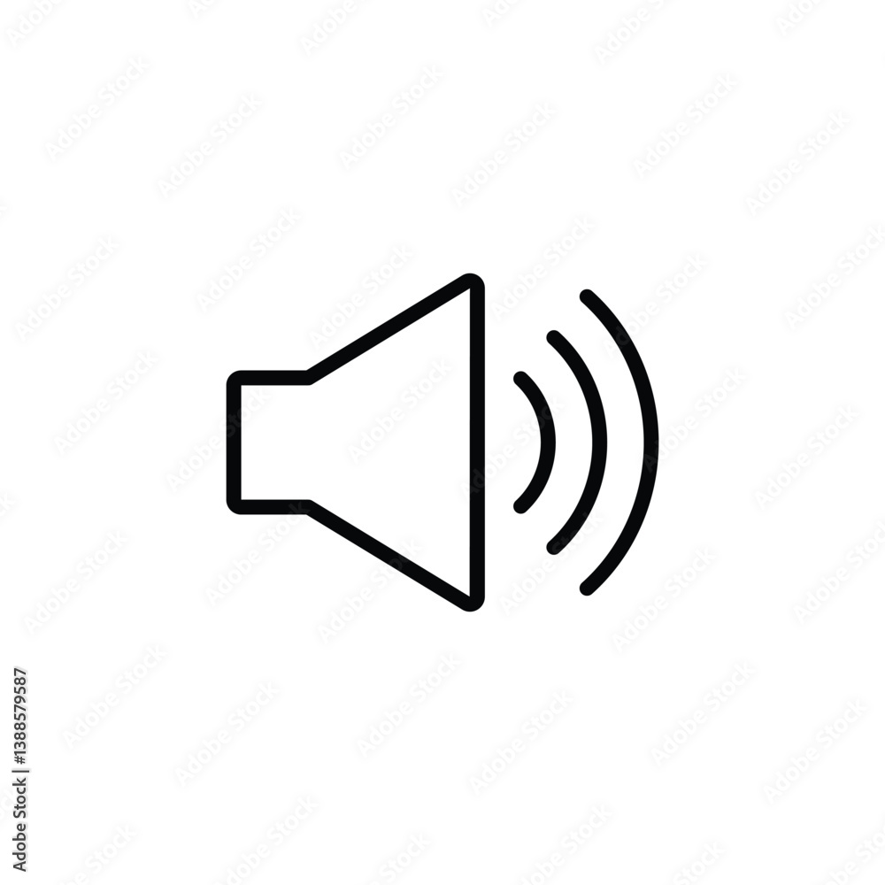 speaker icon vector speaker icon vector