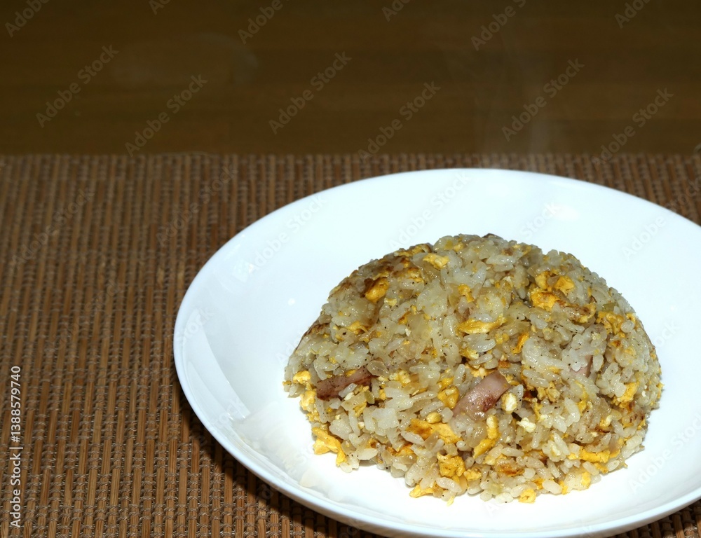 魚肉ソーセージを使ったチャーハン 魚肉ソーセージを使ったチャーハン