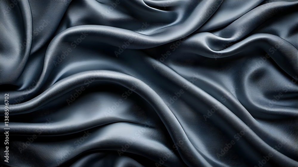 Dark Gray Silk Drape Abstract Background Dark Gray Silk Drape Abstract Background