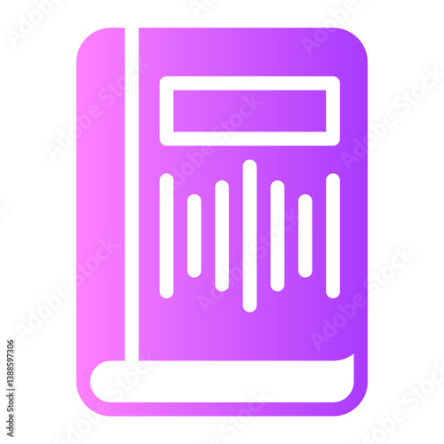audio book gradient icon