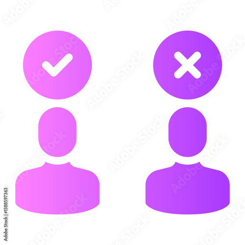 customer gradient icon