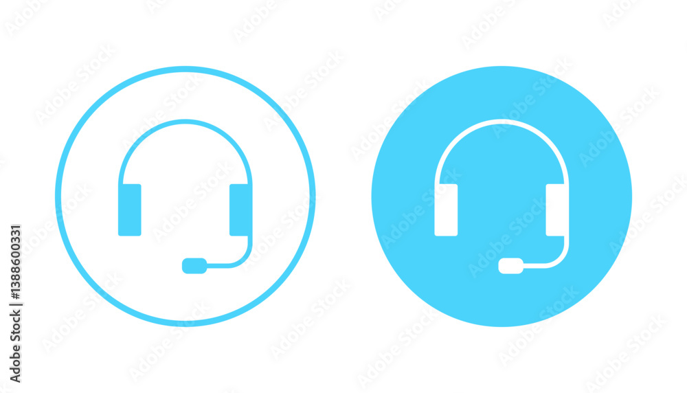 Headphone icon vector. Headvector sign and symbol Headphone icon vector. Headvector sign and symbol