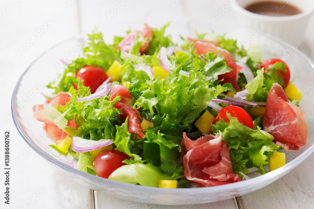 レタスと生ハムのサラダ レタスと生ハムのサラダ