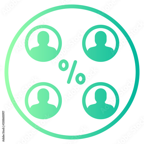 polling gradient icon