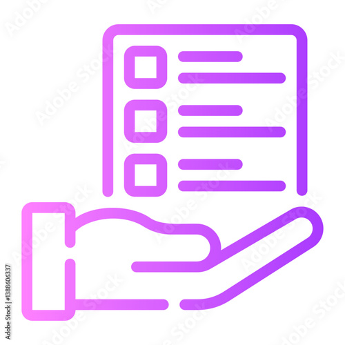 requirement gradient icon