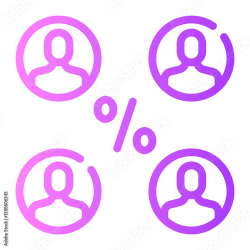 polling gradient icon