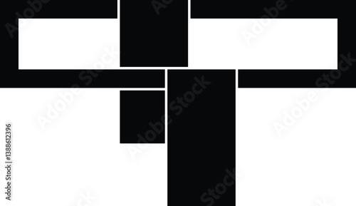 Towel rack vector outline