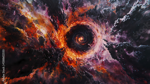 cosmic catastrophe fiery collision