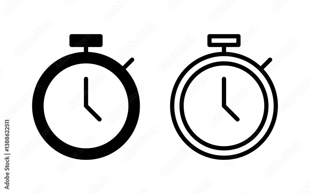 stopwatch icon vector illustration. Timer sign and symbol. Countdown icon. Period of time stopwatch icon vector illustration. Timer sign and symbol. Countdown icon. Period of time