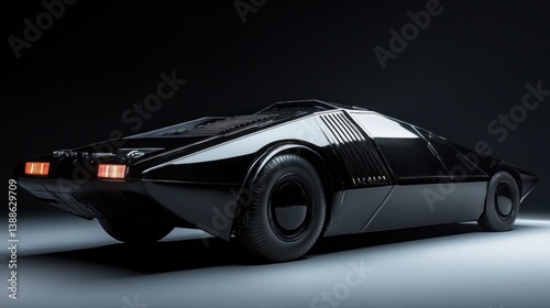 A sleek, blacked-out futuristic stealth car with no visible wheels --ar 16:9 --v 6.1 Job ID: d431d485-7b8c-402a-ab38-95fc8c0e5ef5