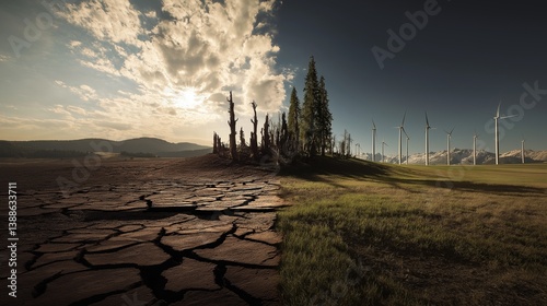 Climate Change A Divided Landscape - Drought vs. Renewable Energy