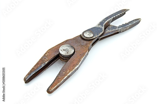  Tile nipper isolated on white background