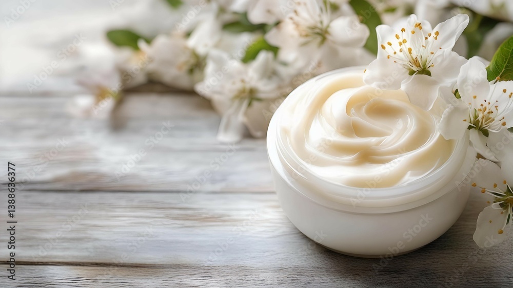 cream and flowers cream and flowers