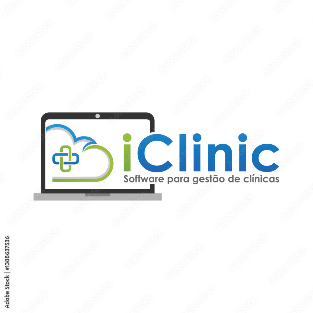 modern health logo colored gradient illustration modern health logo colored gradient illustration