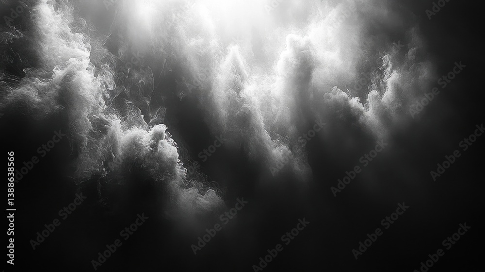 Obraz premium Abstract Black and White Texture with Light and Shadow Effects