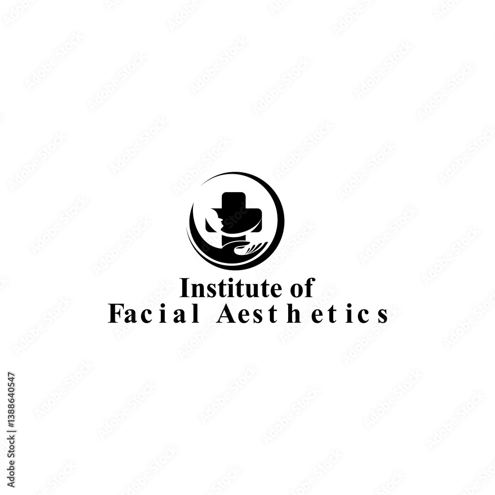 Fototapeta premium modern health logo colored gradient illustration