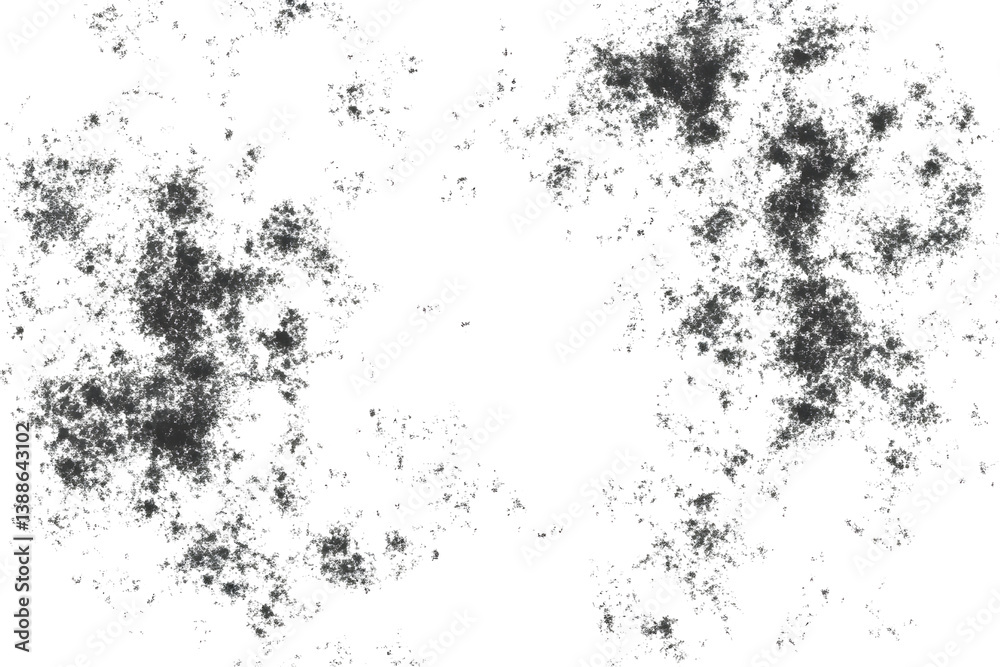 Abstract Transparent Background Design With Black And White Isolated Shapes Abstract Transparent Background Design With Black And White Isolated Shapes