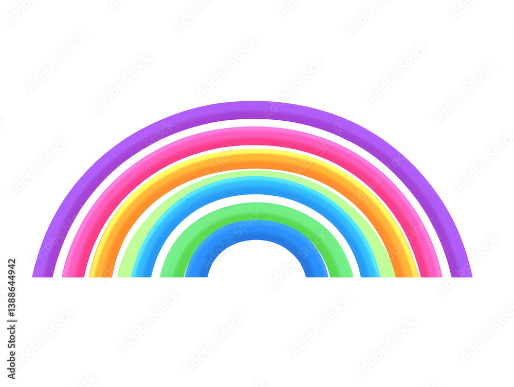 Colorful Rainbow Illustration With Black Transparent Background Arc And Bright Colors Colorful Rainbow Illustration With Black Transparent Background Arc And Bright Colors