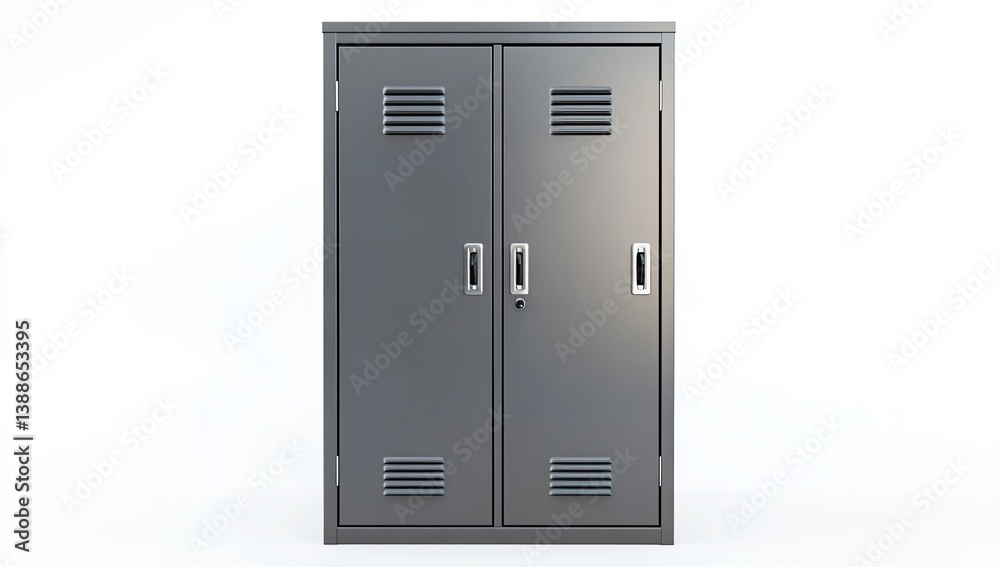 Double-door metal locker Double-door metal locker