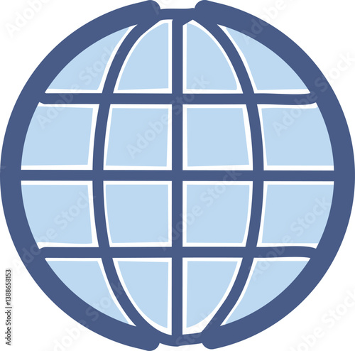 Obraz na płótnie World wide web icon w salonie