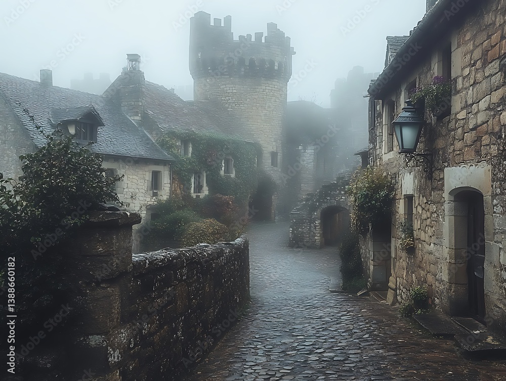 castle in the morning