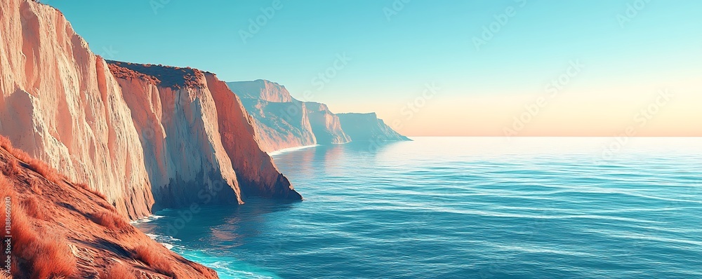 sunset over the ocean