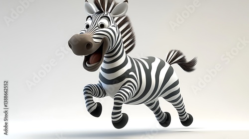 Obraz na płótnie zebra vector illustration w salonie