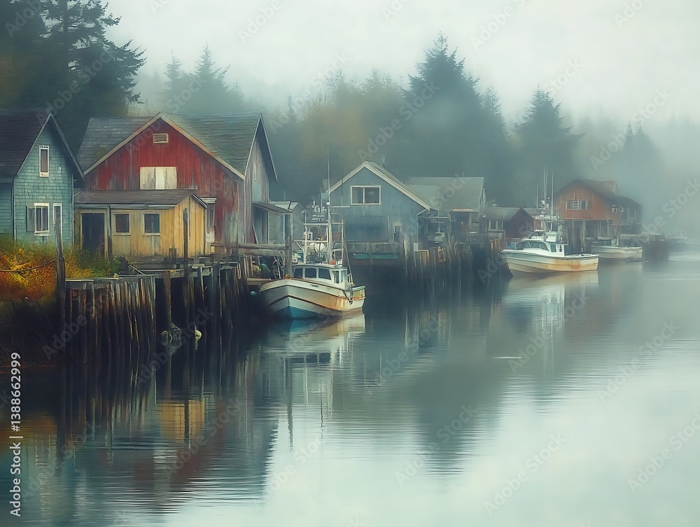 houses on the lake
