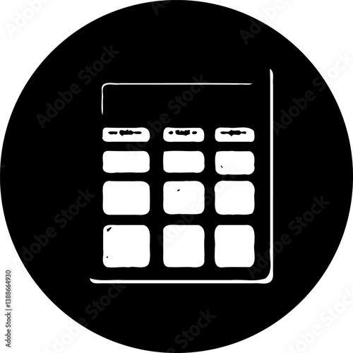 Calculator Symbol, Finance and Accounting Concept