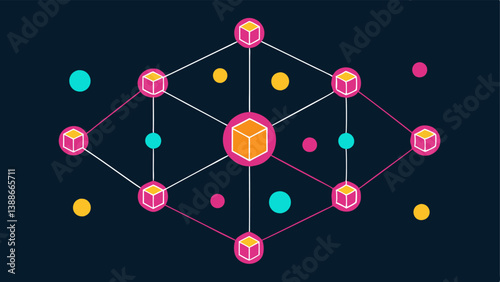 Quantum Network Show a network of nodes with interconnected lines where each node emits qubit signals symbolizing a secure quantum communication network.