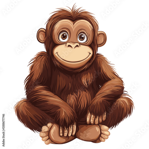 monkey vector illustration