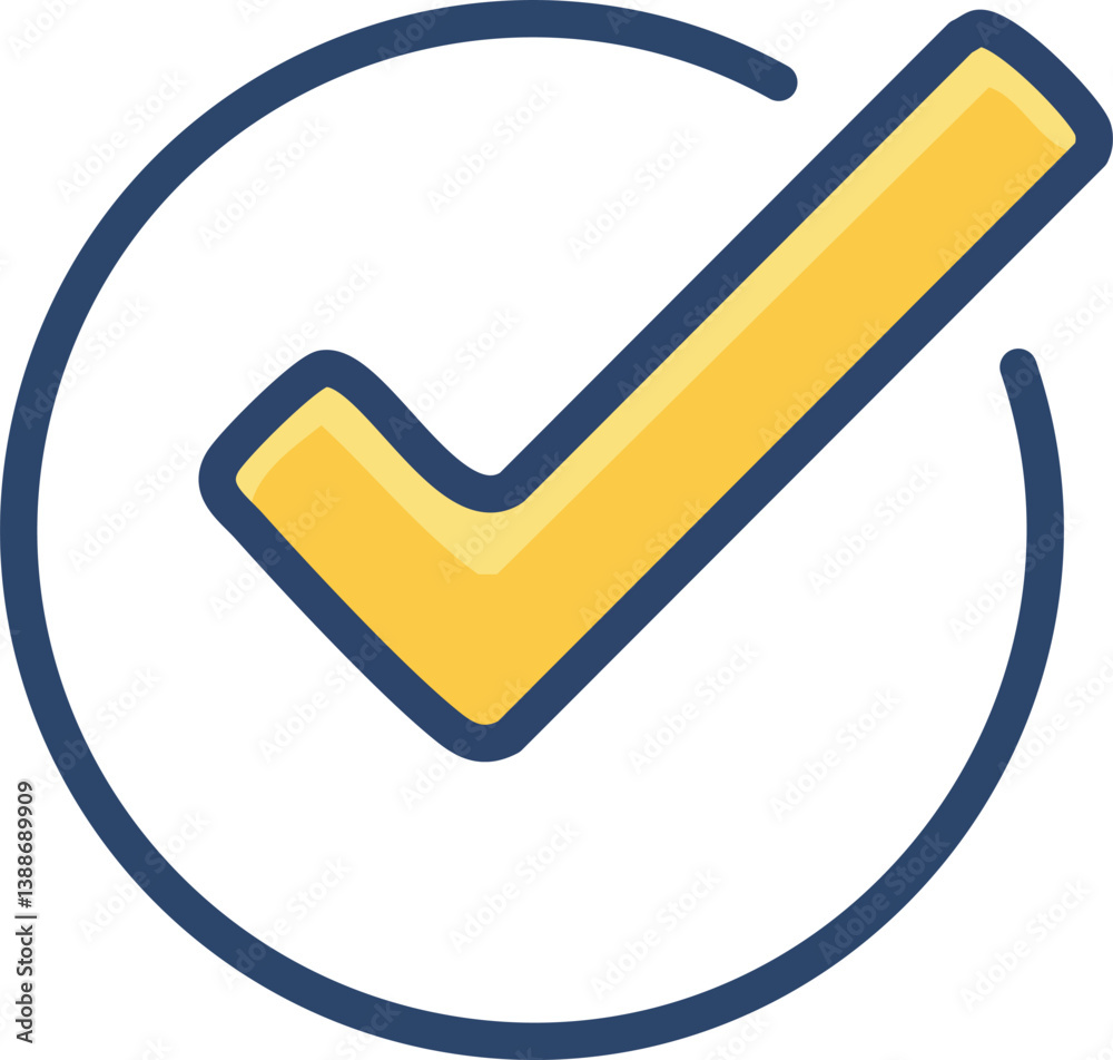 Check mark icon set. Checkmarks and confirm. Check marks for agreement, vote, confirmation, choise.