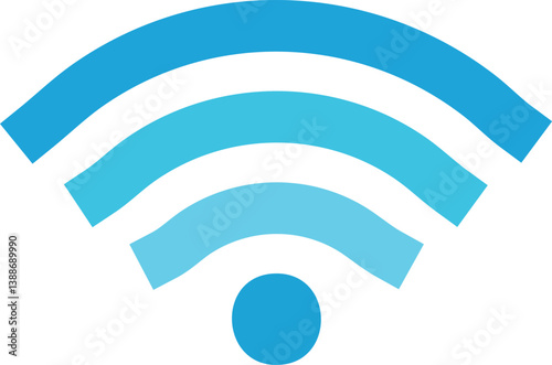 Obraz na płótnie Collection of stock vector images depicting symbols and icons related to wireless Wi-Fi connectivity, w salonie
