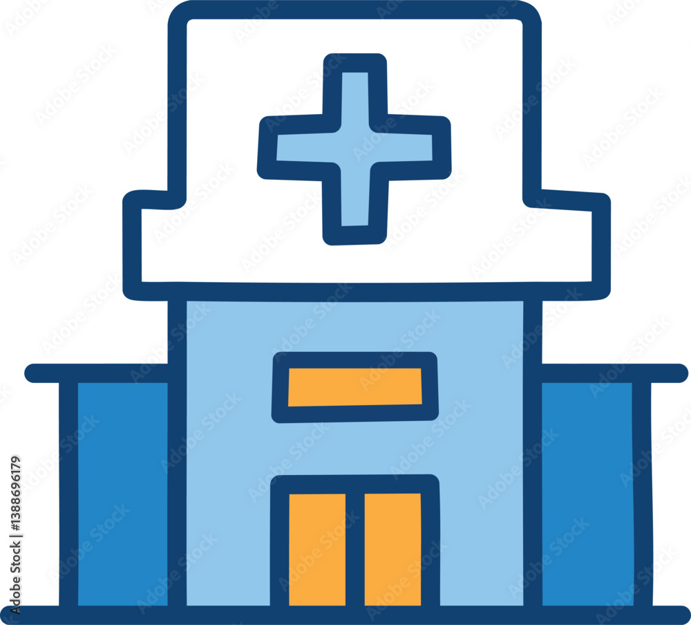 Medical editable stroke outline Icons set. Hospital, patient, medicine, pharmacy, nurse, prescription