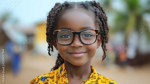 A community-driven eye care event where a doctor provides free vision screenings to underprivileged children